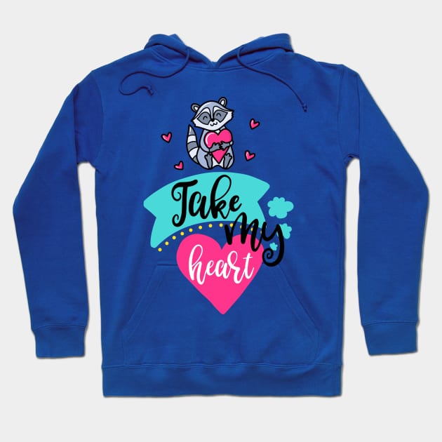 Take my heart Hoodie by ByVili